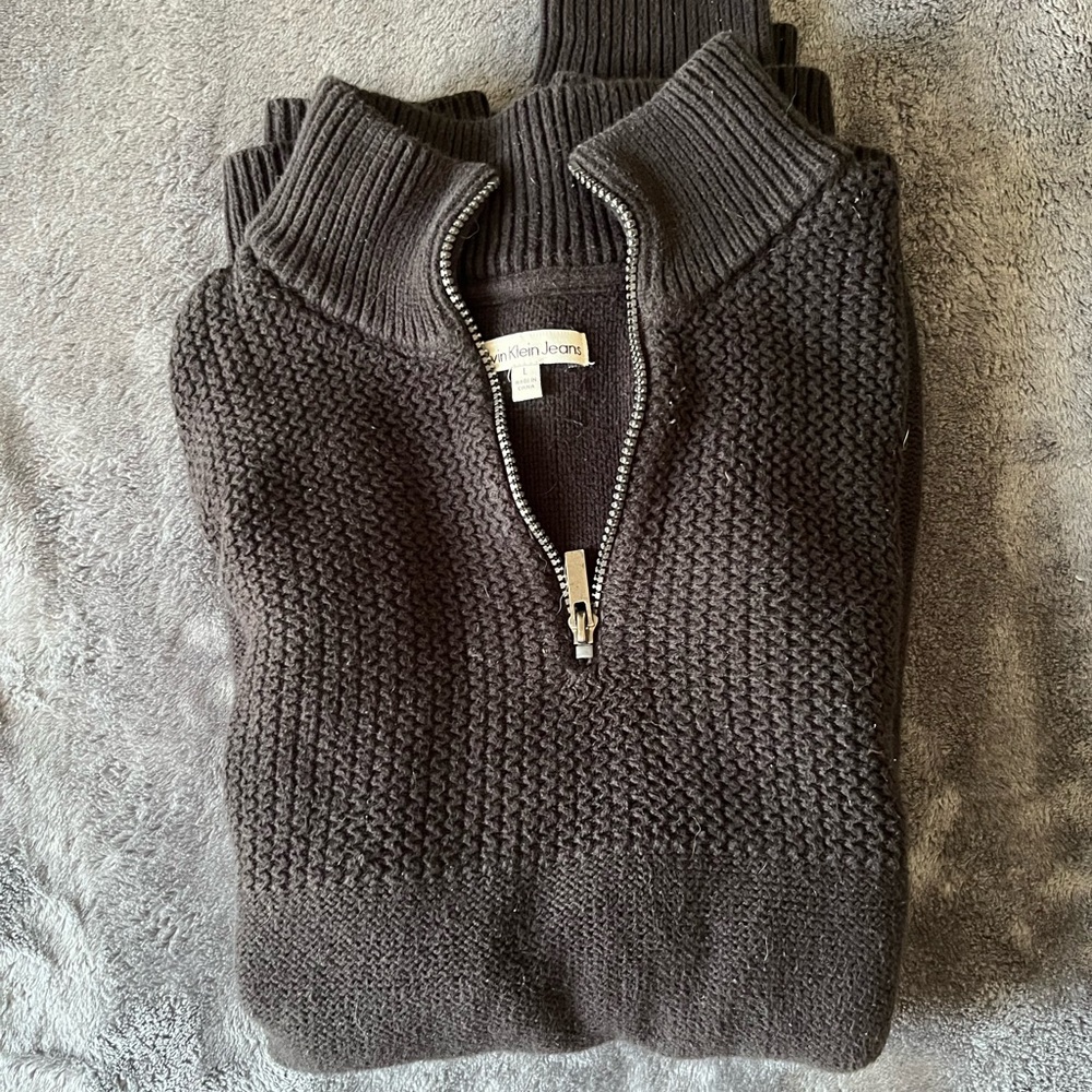 Men’s Calvin Klein Sweater (Quarter Zip)